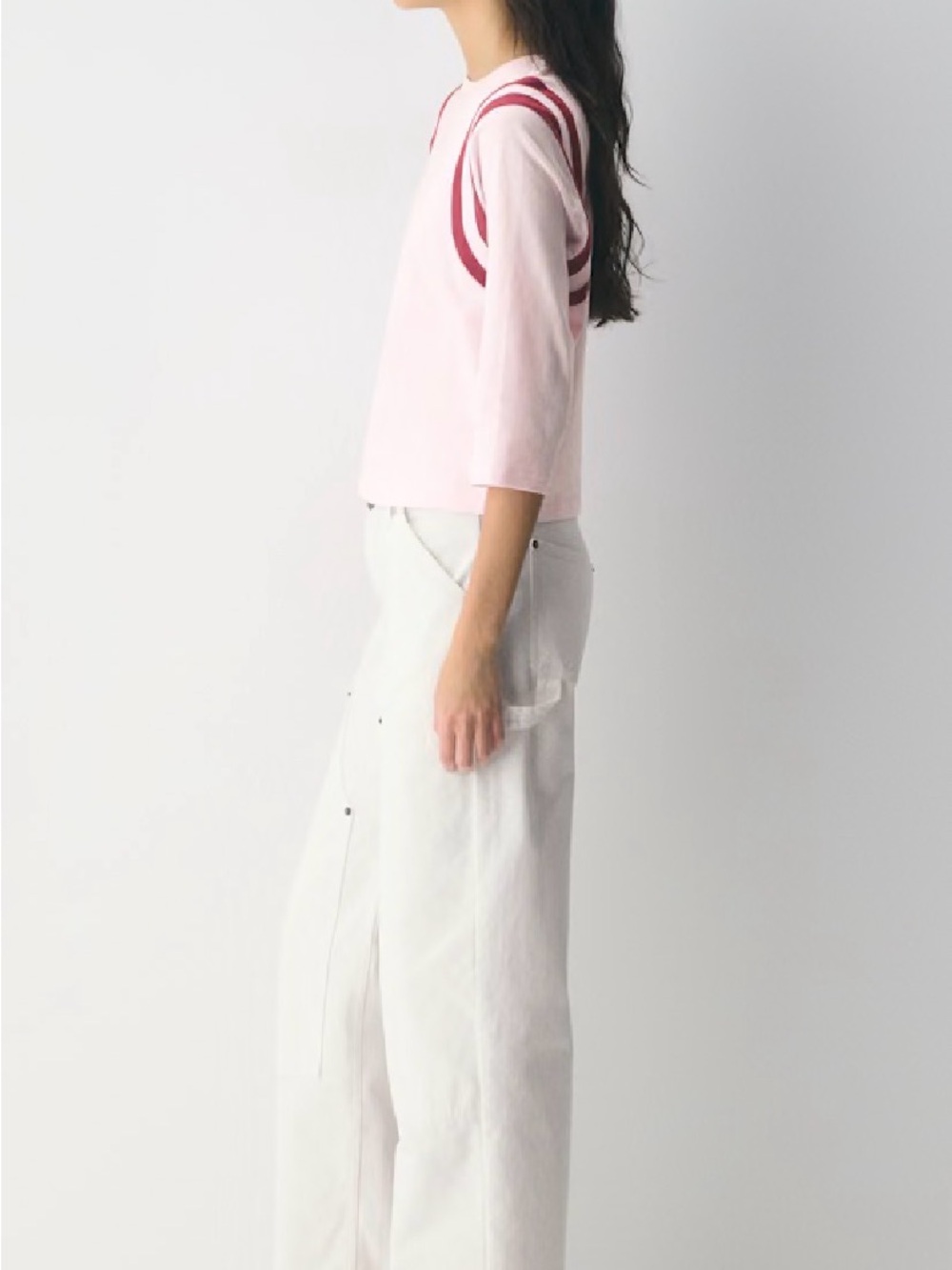 Pink & Raspberry 100% Cotton Jersey Tee - Picture 3 of 6